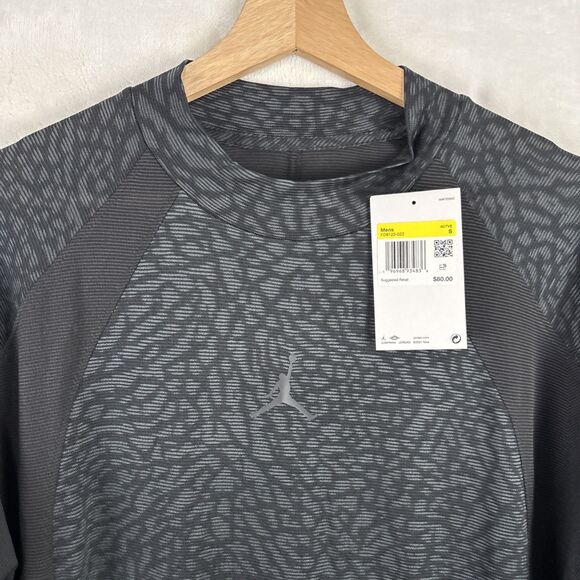 Air Jordan Dri-FIT ADV Sport T-Shirt Men's Small Dark Shadow Long Sleeve NWT - Picture 3 of 8